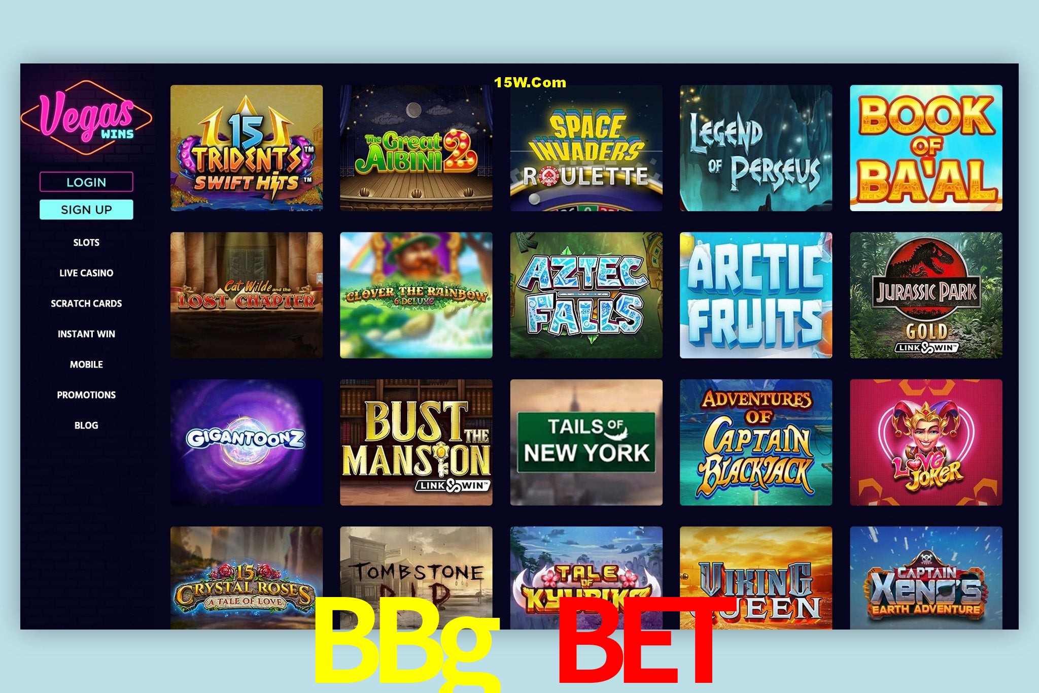 Mesa de Blackjack BBg Bet